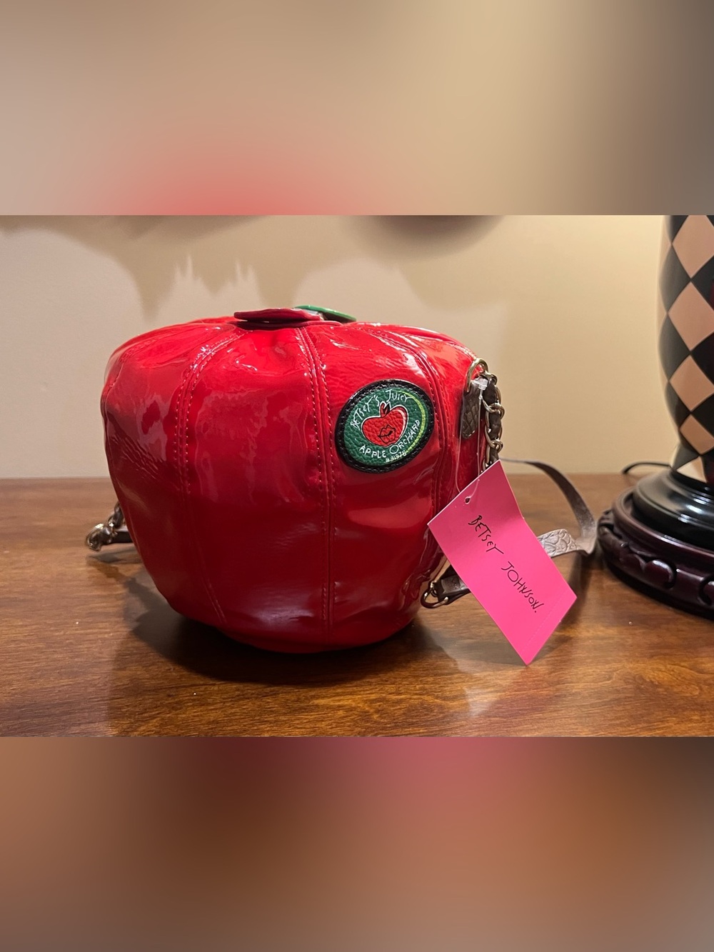 NWT RARE Betsey Johnson Juicy Apple Orchard Crossbody Bag Kitsch Red
